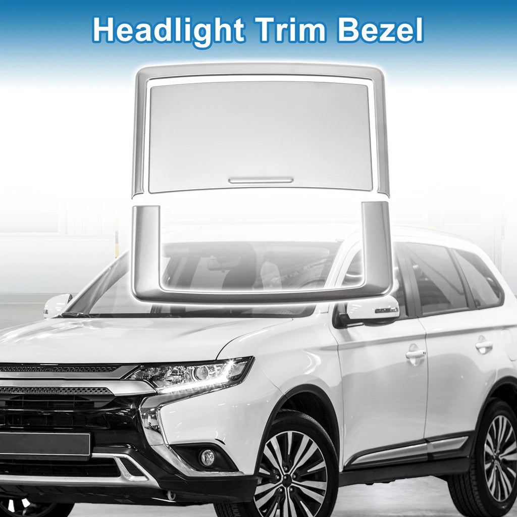 Front Row Headlight Trim Bezel Set for Mitsubishi Outlander (2022–2024)