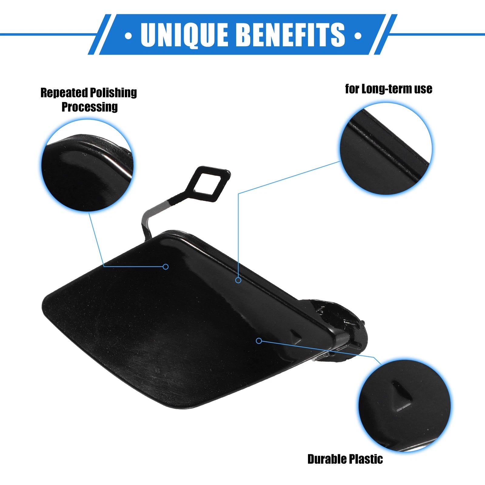 Front Right Tow Hook Eye Hole Cover Replacement for BMW 320i (2013–2018)