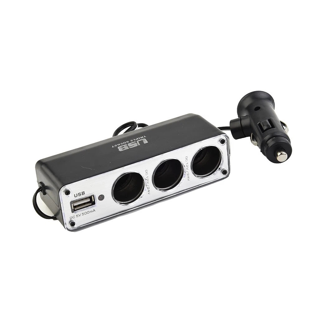 Charger Adapter Triple Splitter for Digital Camera (5V/500mAh)