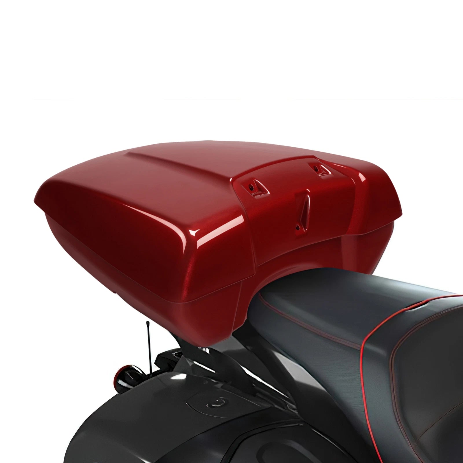 Low Profile Trunk for Indian Chieftain Roadmaster (2014–2025) Ruby Metallic