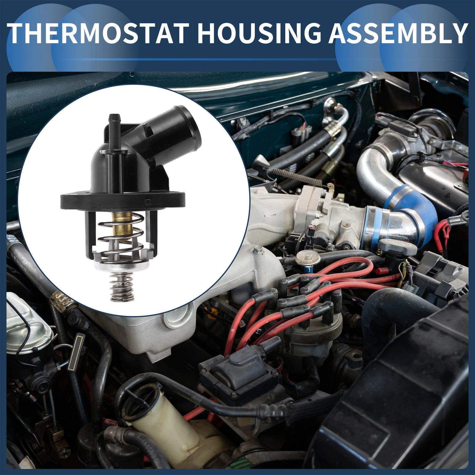 Engine Coolant Thermostat Housing Assembly for Chevrolet Corvette (2015–2019)
