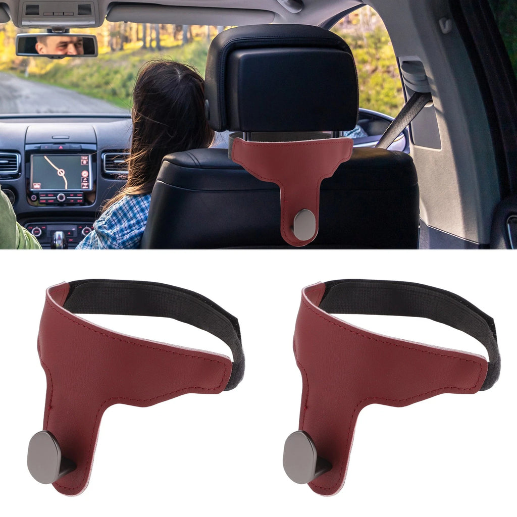 2Pcs Car Seat Headrest Hooks for Universal Fit (2010–2023)