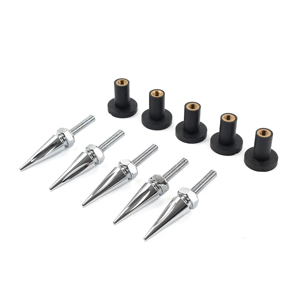 Spike Windshield Fairing Well Nut Bolt Kit for Harley Road Glide Custom (2008–2023)