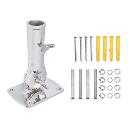 25mm Flag Pole Base for Stable Mounting (316 Stainless Steel)