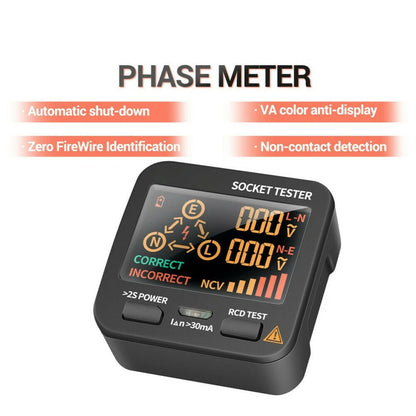 Digital Display AC11 Socket Tester for US/EU/UK/AU