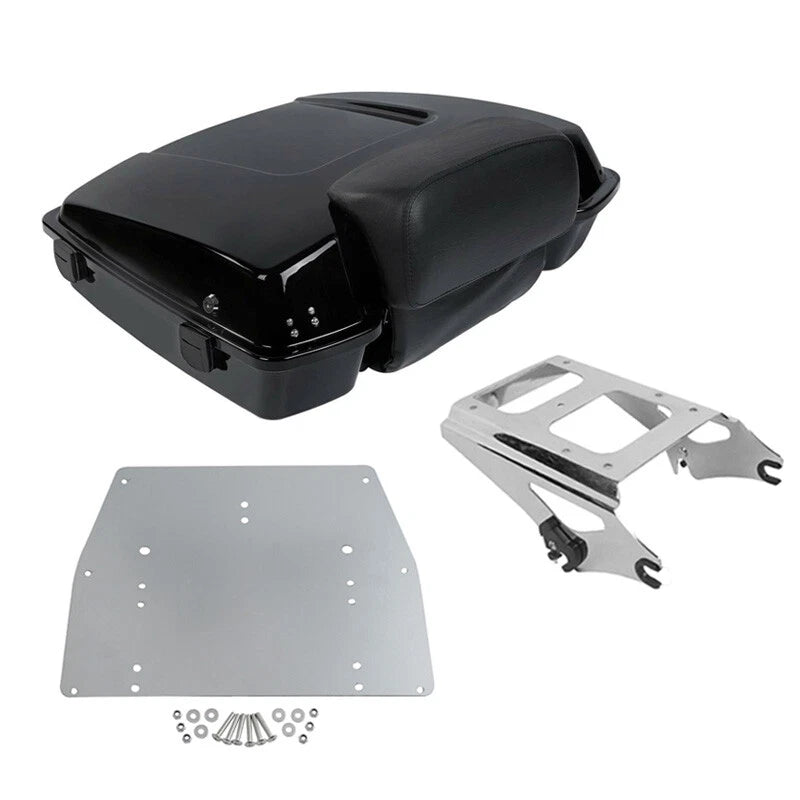 Trunk Backrest Mount Rack Plate for Harley Touring Road King (2009–2013)