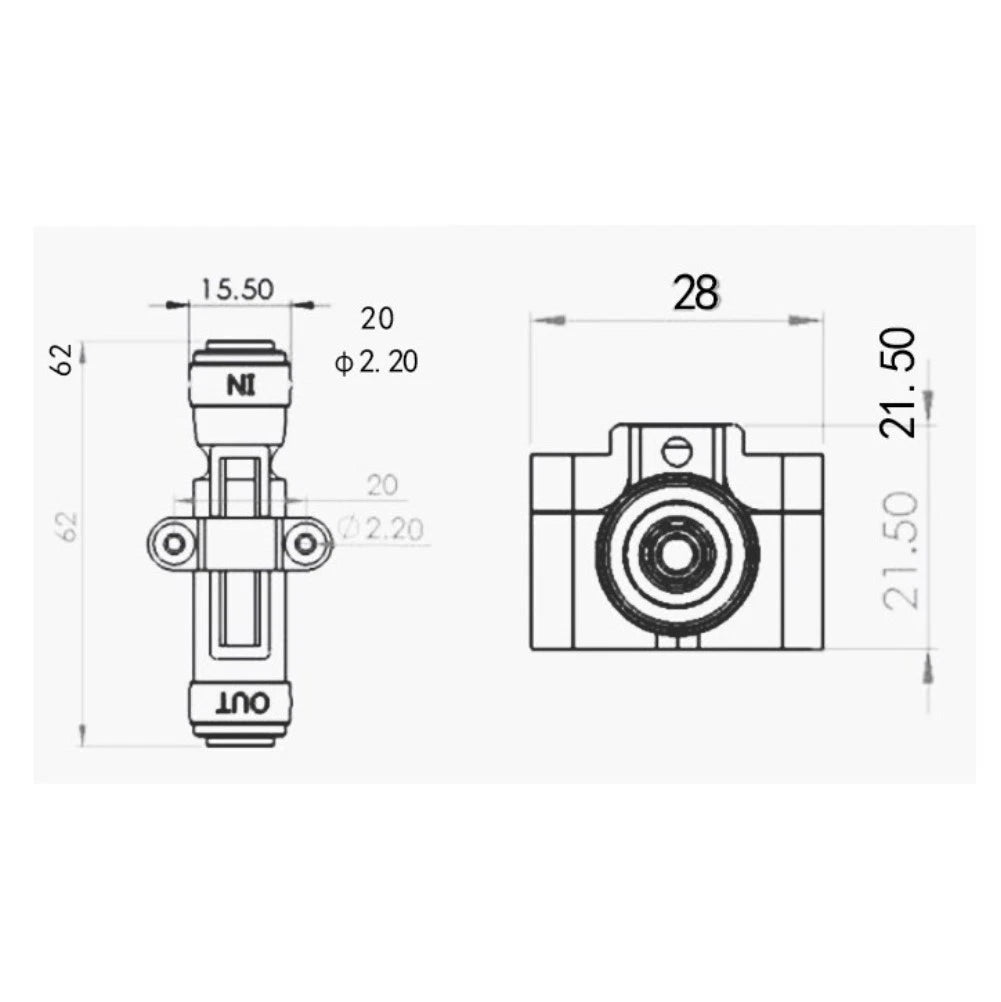 Low Flow Start Flow Switch for Water Applications (ZJMFSS)