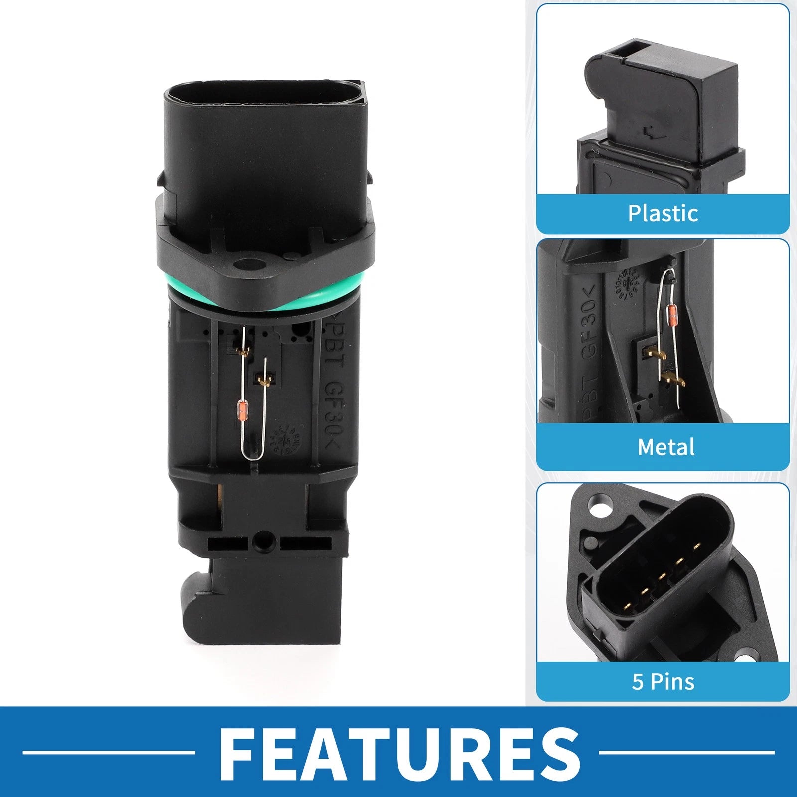 MAF Mass Air Flow Sensor Replacement for Volkswagen Jetta 2.0L (1999–2001)