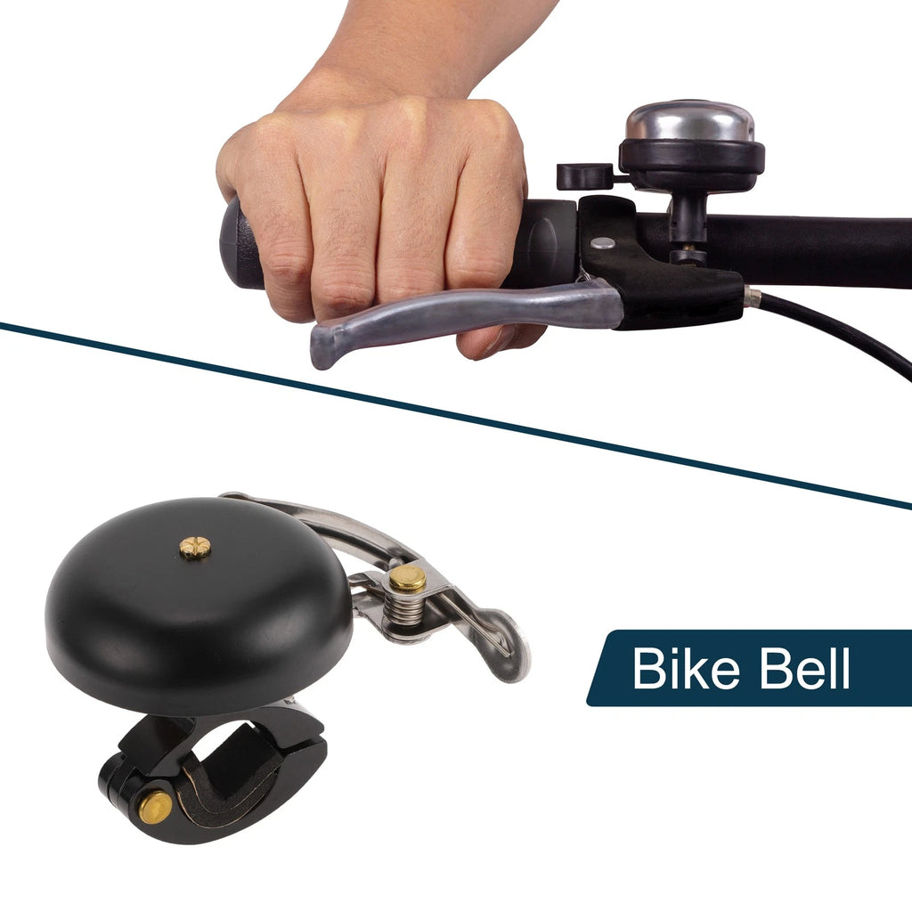 Bicycle Trigger Bell Loud Sound for Road Bikes 100DB Retro Black (N/A)