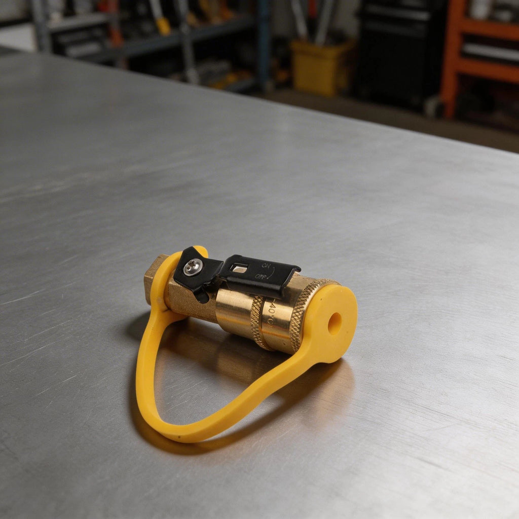 14 Brass Ball Valve Quick Connector for Copper Pipes (Easy Install)