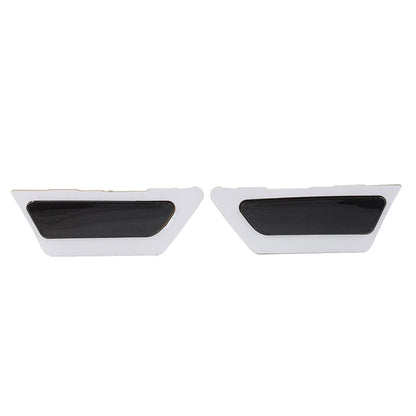 1 Pair Front Bumper Reflector Side Marker Lights For Audi A4 B9 2017-2019 Black