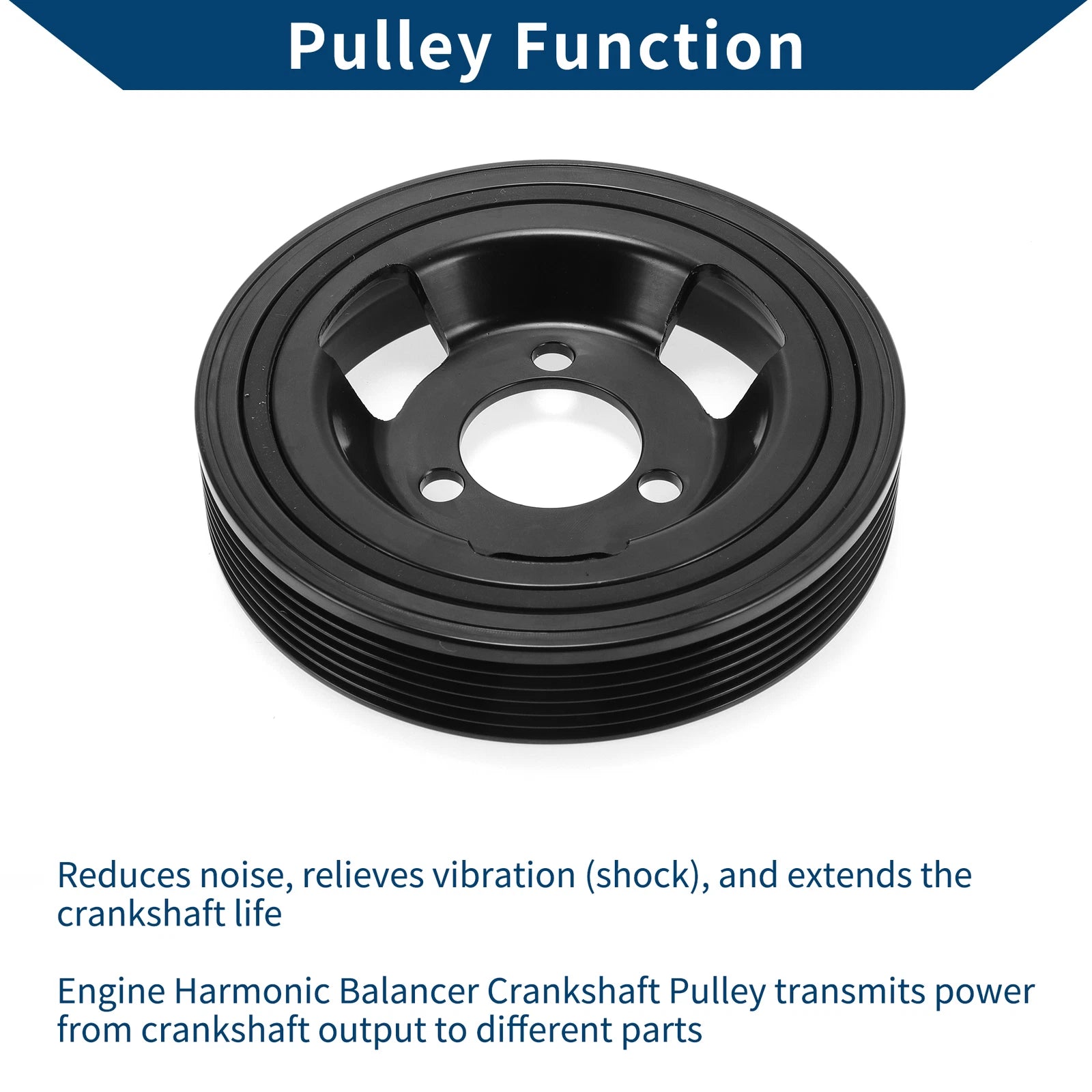 Engine Harmonic Balancer Crank Pulley for Mini Cooper (2002–2021) No.11237638551