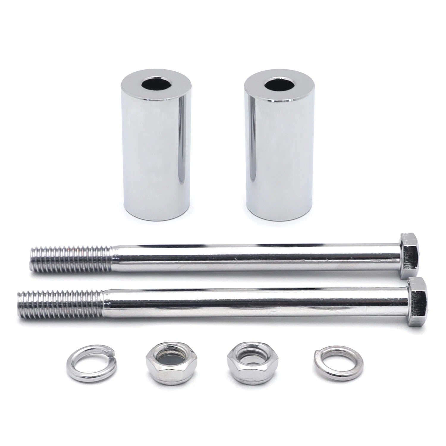 2" Chrome Handlebar Risers for Kawasaki Vulcan 800 1500 1600 2000