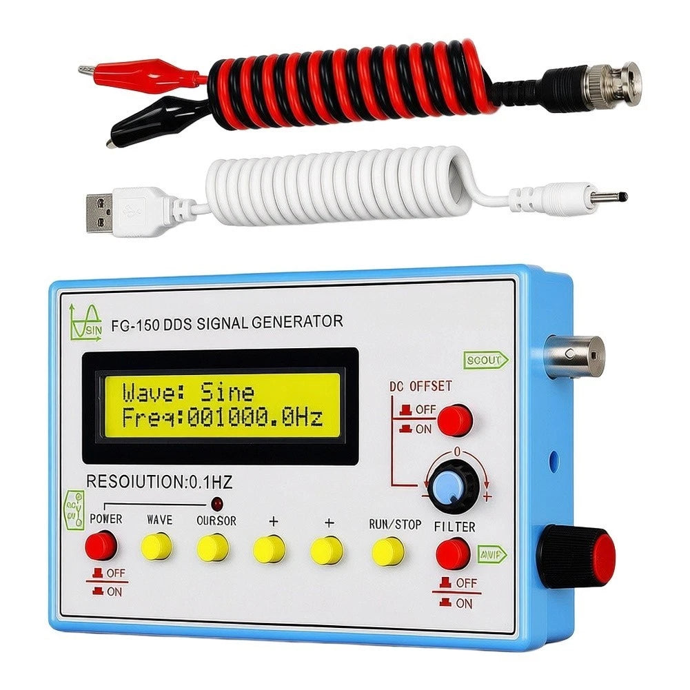 DDS function signal generator module 0.1Hz-500kHz sine square triangle wave