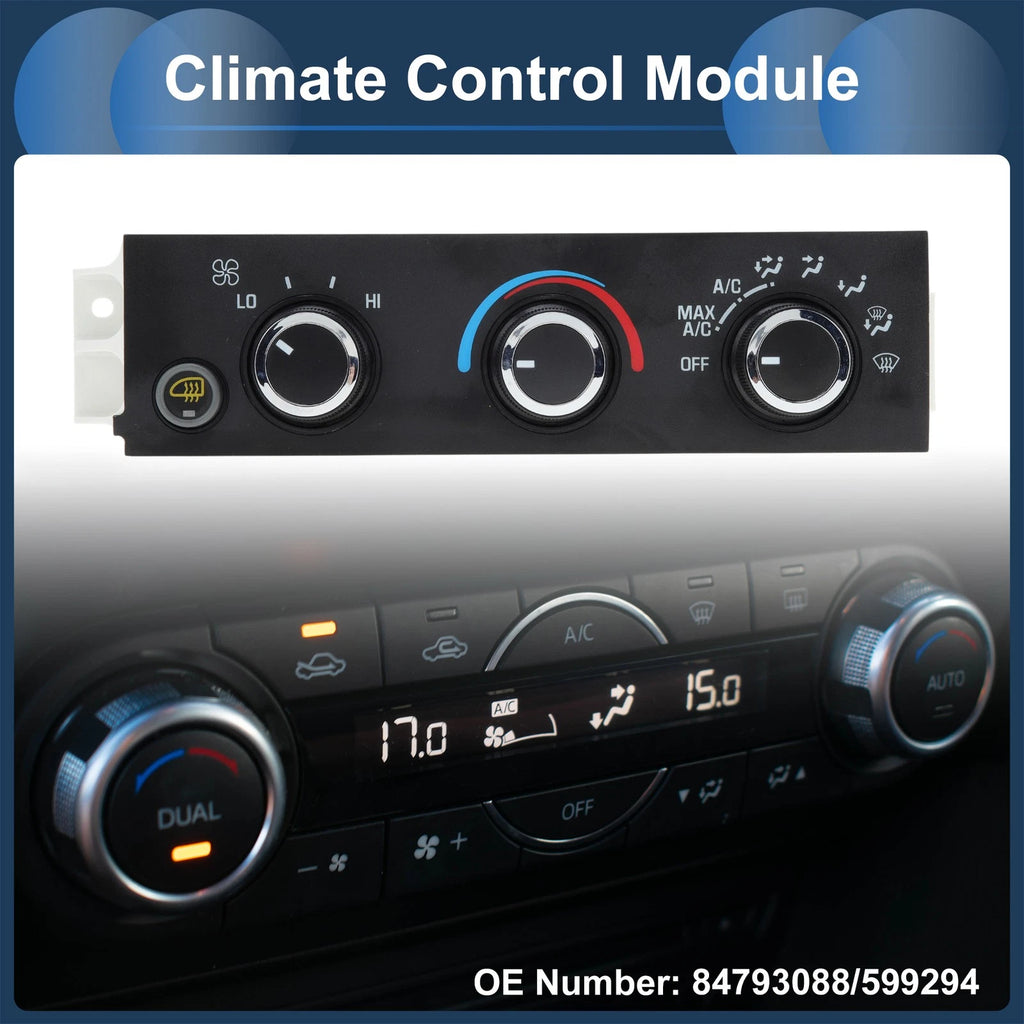 Climate Control Module Replacement for Chevrolet Express 1500 2500 (2001–2014)