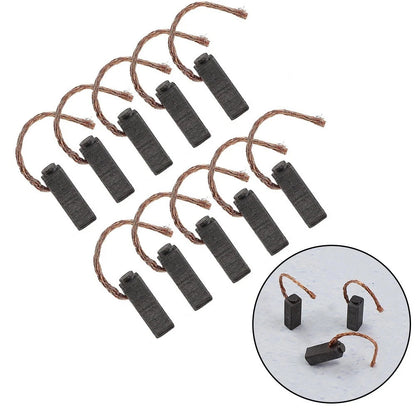 10X Carbon Brush Set for Electric Tools and Appliances