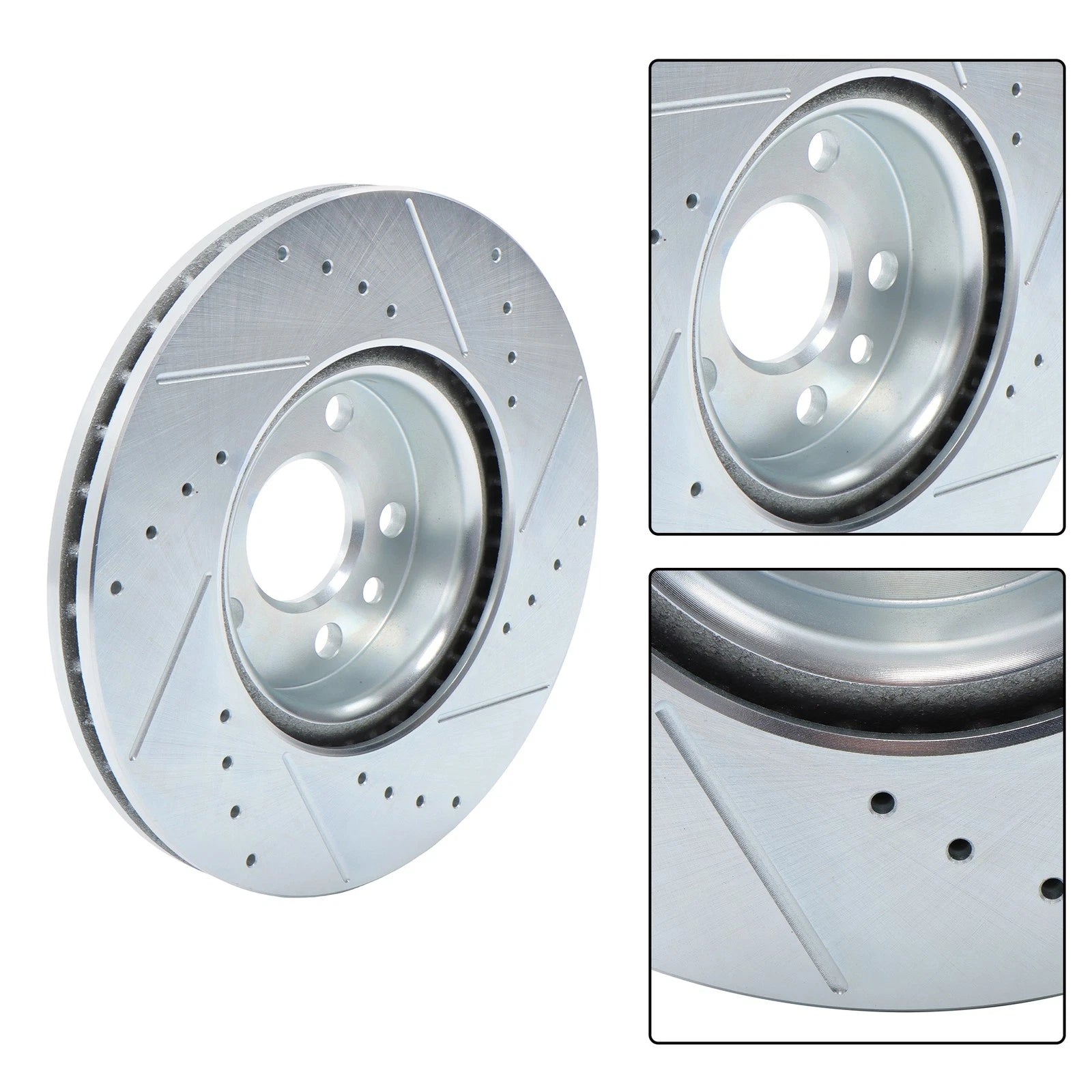 Front Brake Disc and Pad Kit for Land Rover Range Rover Evoque (2012–2018)