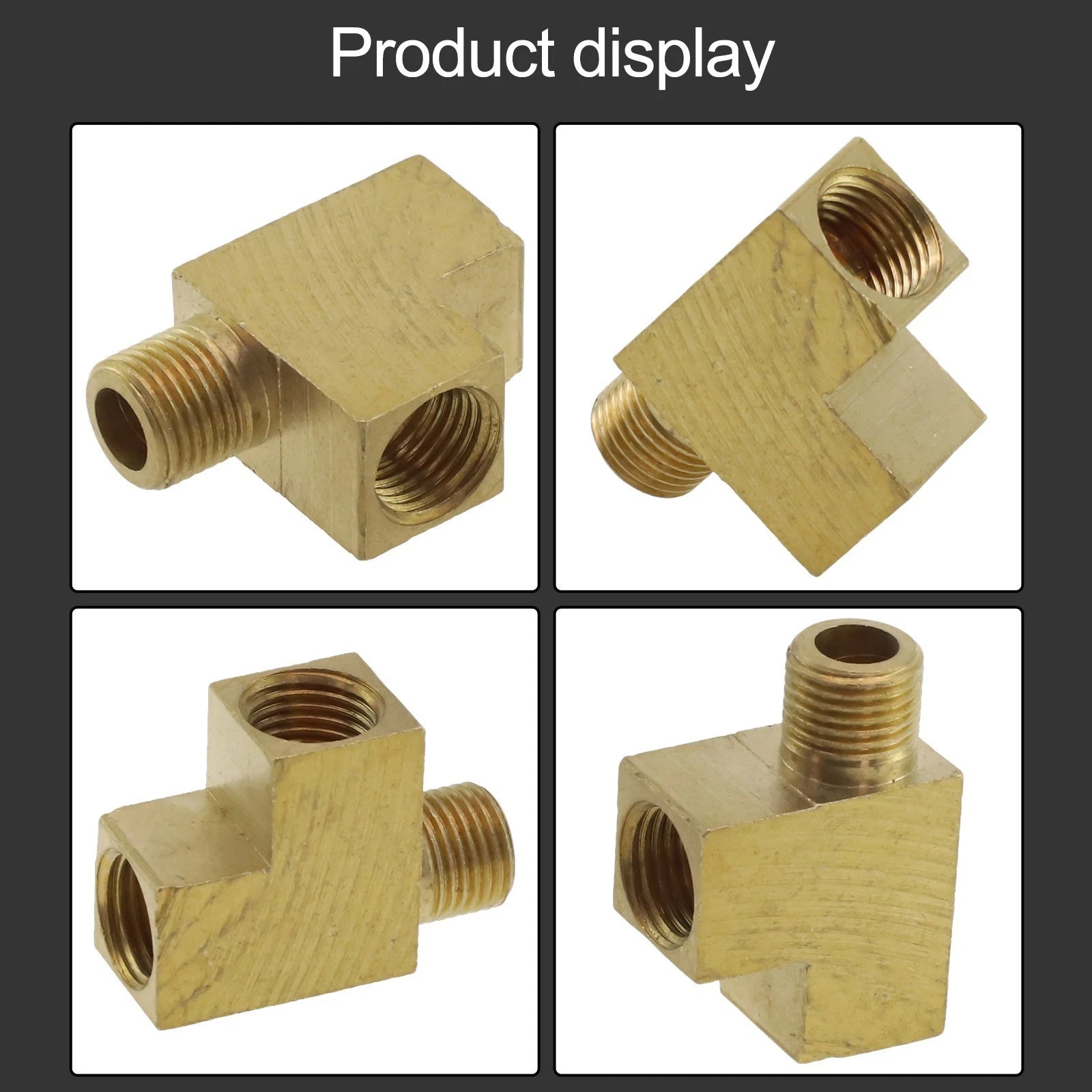Brass Angle Adapter for Oil Pressure Sensor M10x1mm