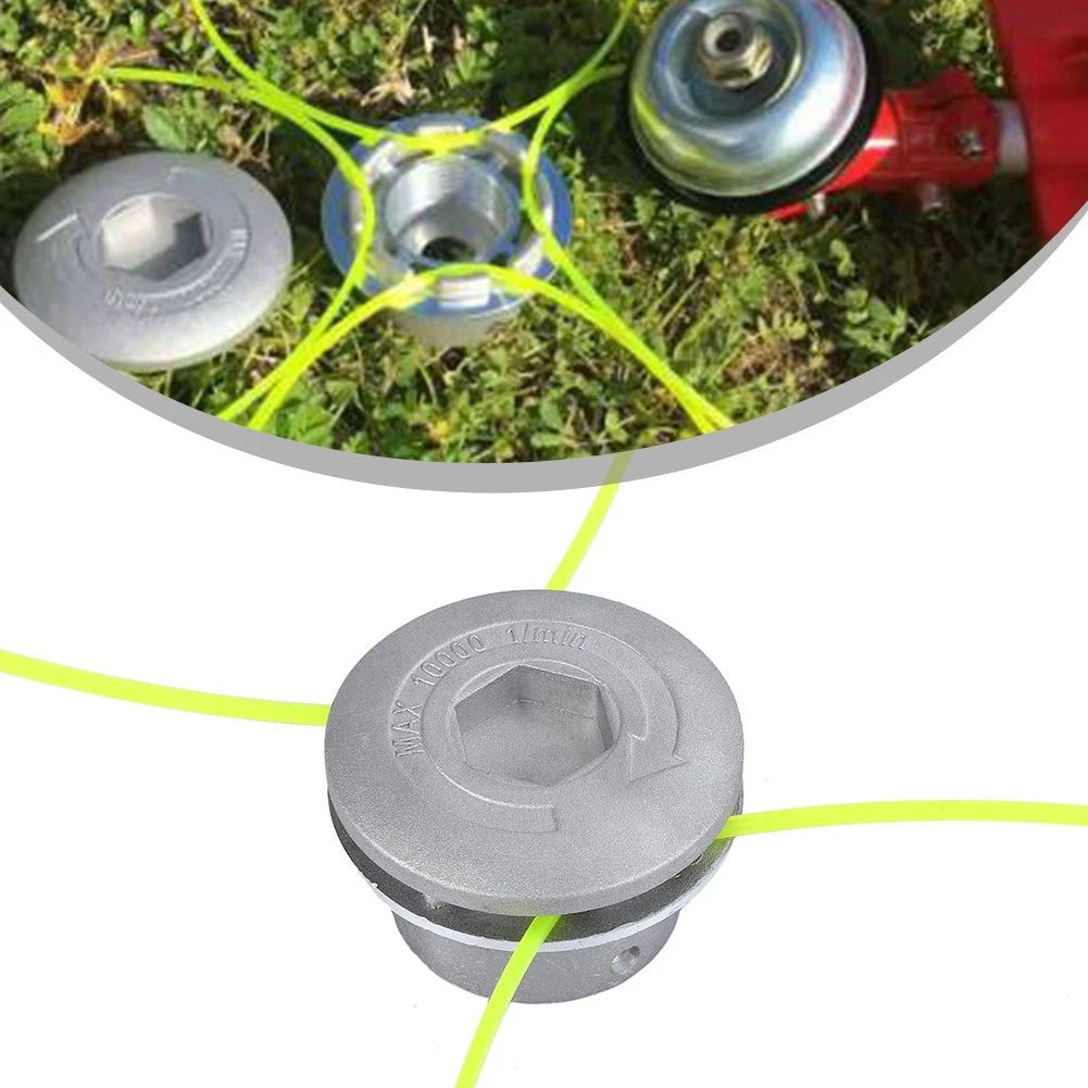 Aluminum Grass Trimmer Head with Bump Spool for Lawn Maintenance Tools