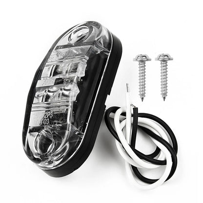 1x White LED Side Marker Light for Car Truck Trailer (Replacement)