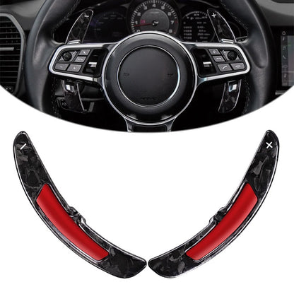 Pair Steering Wheel Paddle Shifter Extensions for Porsche Macan Cayenne Panamera