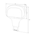 Backrest Pad for Harley Electra Glide, Street Glide (1988–2024)