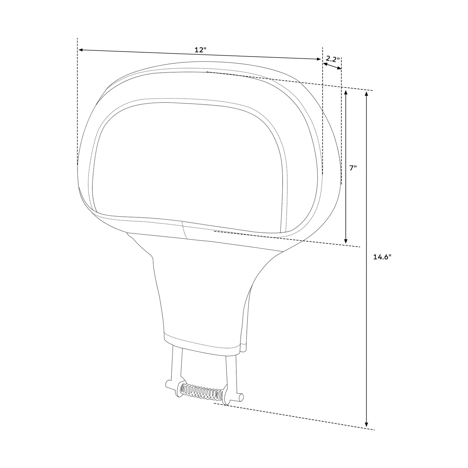 Backrest Pad for Harley Electra Glide, Street Glide (1988–2024)