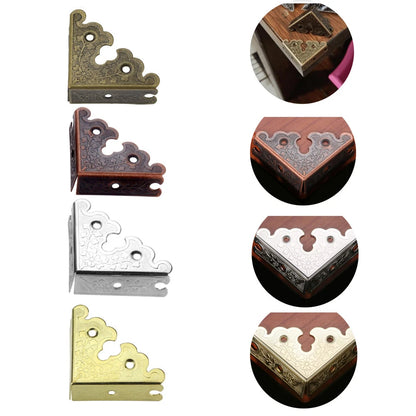 4/8/12/16Pc Retro Jewelry Wine Gift Box Corner Protector Furniture Guard 3535mm