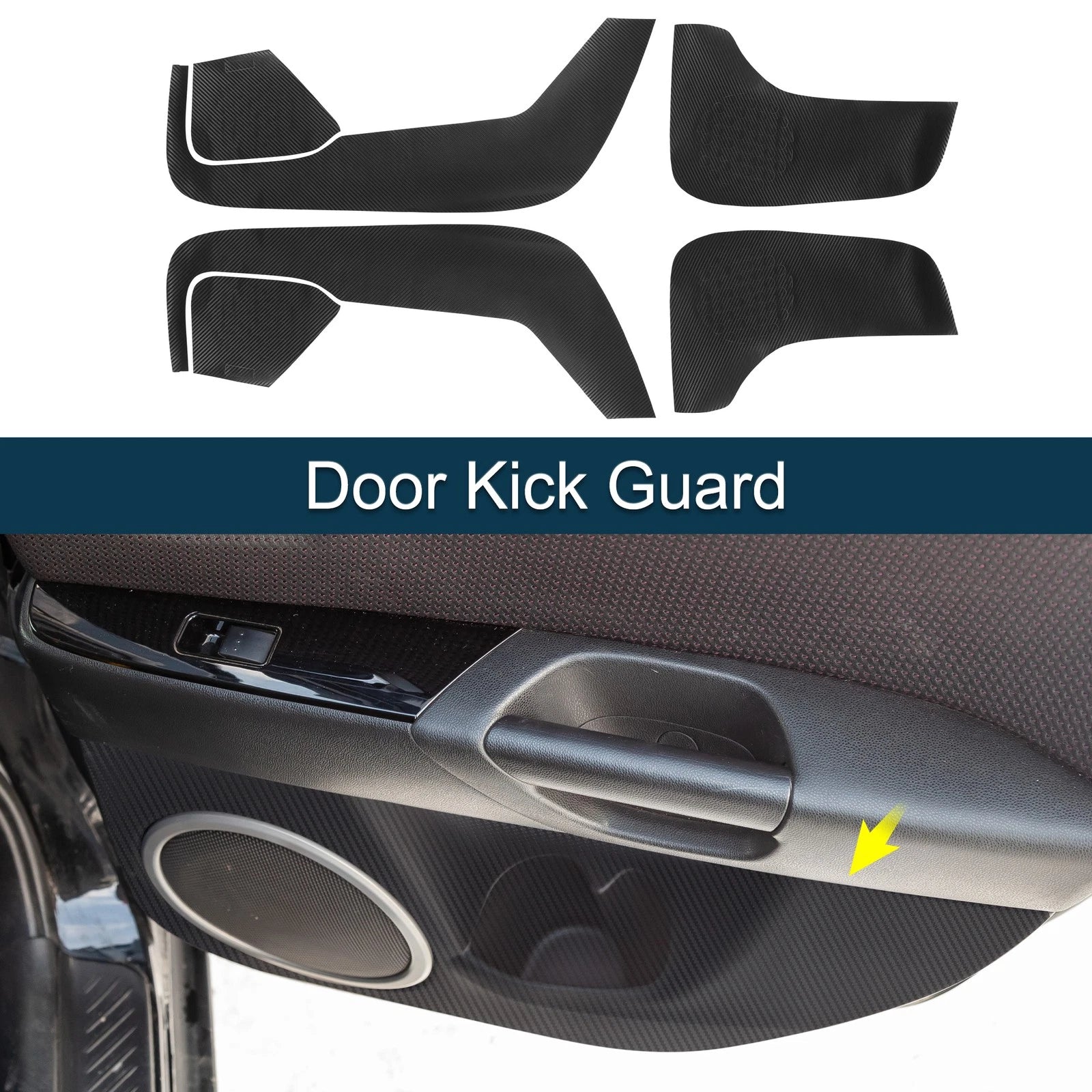Door Kick Guard Set for Mazda CX-5 (2017–2021) Front Rear Protects Side