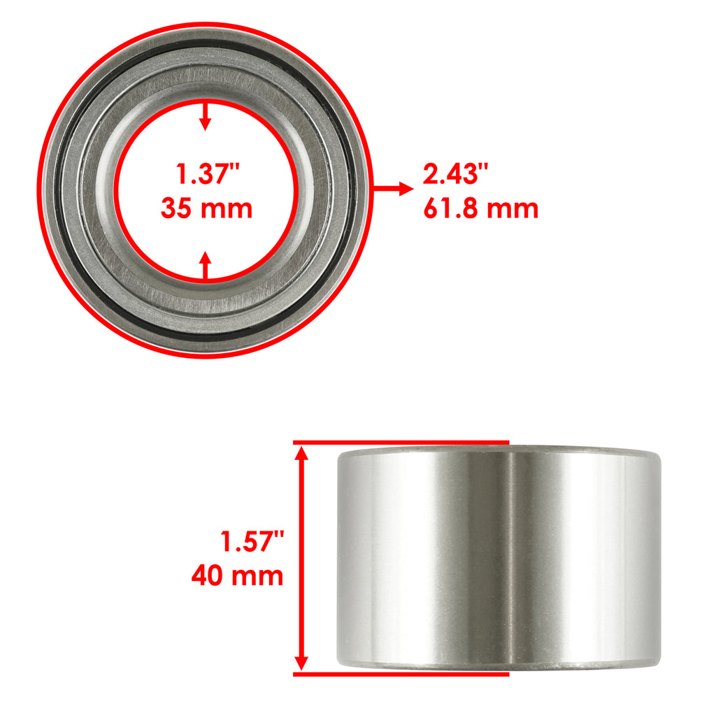 Double Row Ball Bearings Replacement for Suzuki Grand Vitara (1998–2005)