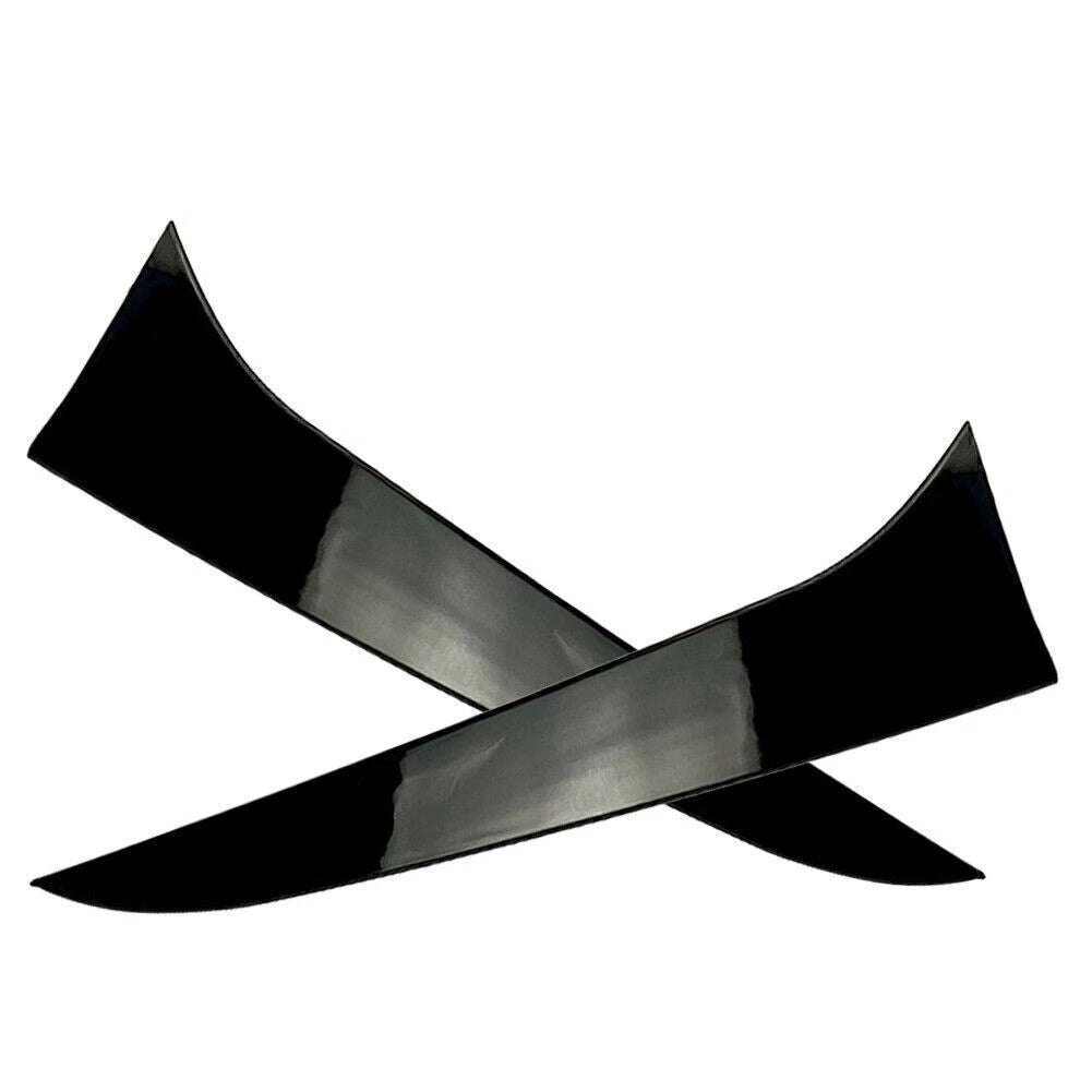 Rear Window Side Spoiler Canard Splitter Trim for BMW X1 E84 (2009–2015) Gloss Black