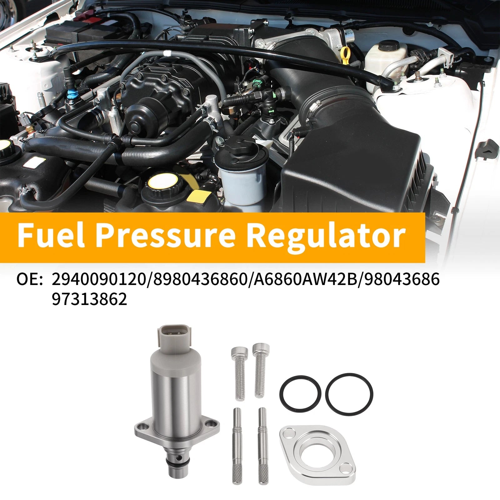 Fuel Pressure Regulator for Chevrolet C6500 (2004–2009) OEM Replacement