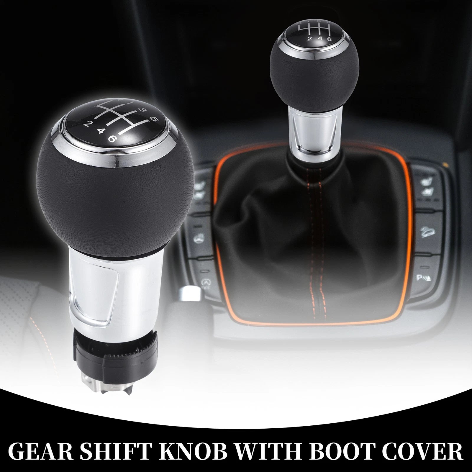6 Speed Manual Shift Knob Replacement for Audi A4 S4 B8 (2009–2016)