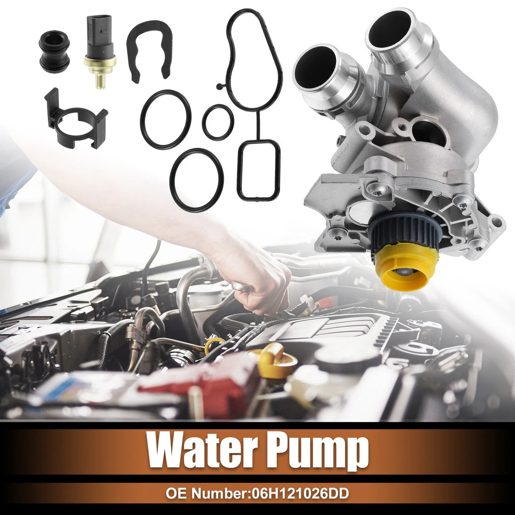 Electric Engine Water Pump Assembly Replacement Set for Audi A3 (2004–2015)