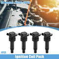 Ignition Coils Set of 4 Replacement for Hyundai Veloster 1.6L (2012–2017)
