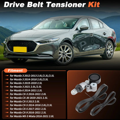 Drive Belt Tensioner Kit Replacement for Subaru BRZ Forester Impreza (2013–2022)