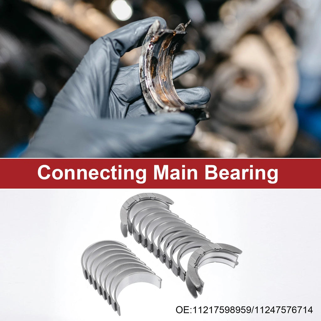 Engine Main and Connecting Rod Bearing Kit Replacement for BMW 320i (2013–2016)