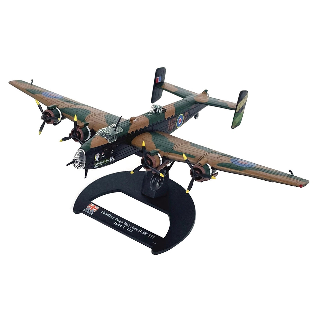 Diecast Model for Handley Page Halifax B.Mk III (WWII) 1/144 Scale Display