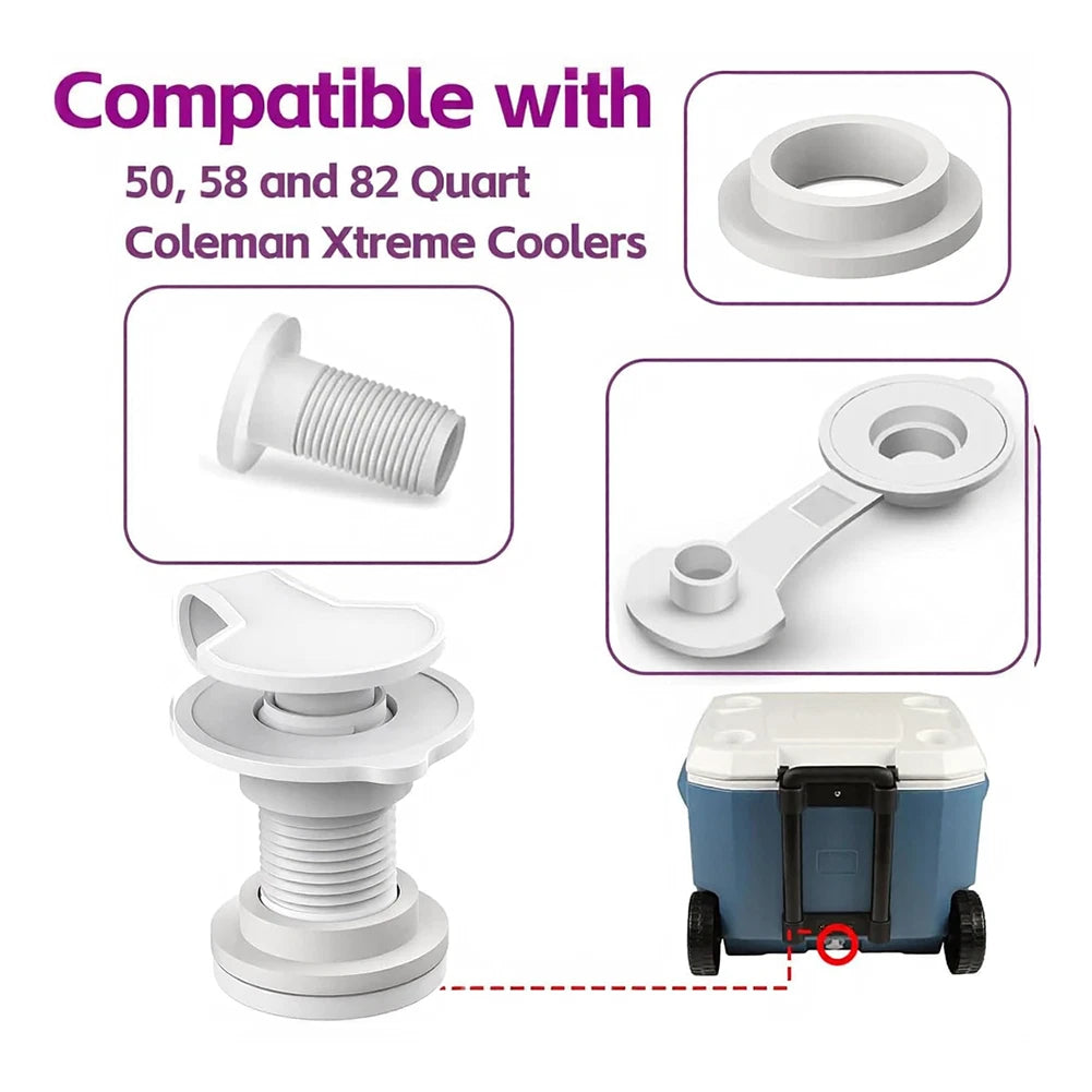Drain Valve for Coleman Cooler (1 inch, 1.5 inch)
