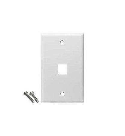 25-Pack Flat Faceplate for ICC IC107F1CWH