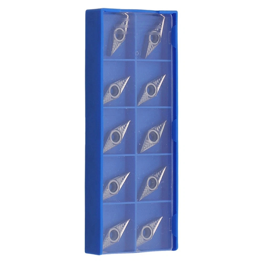 10PCS Carbide Turning Insert VCGT110304AK for Aluminum Lathe Cutting