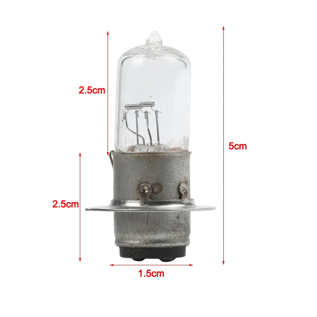 Halogen Bulb 12V H6 T19 P15D for Motorcycle