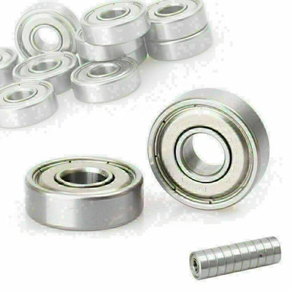 10x 7x19x6mm Miniature Deep Groove Ball Bearings