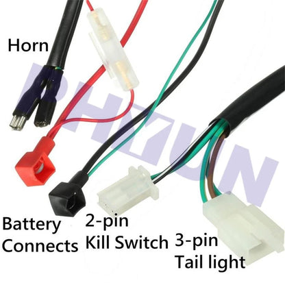 Wiring Harness for Chinese ATV UTV Quad 50cc-125cc