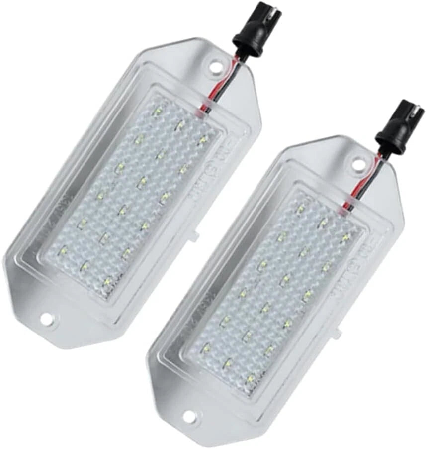 2Pcs White SMD LED License Plate Lamp for Volvo 944 964 S90 (1990–1998)