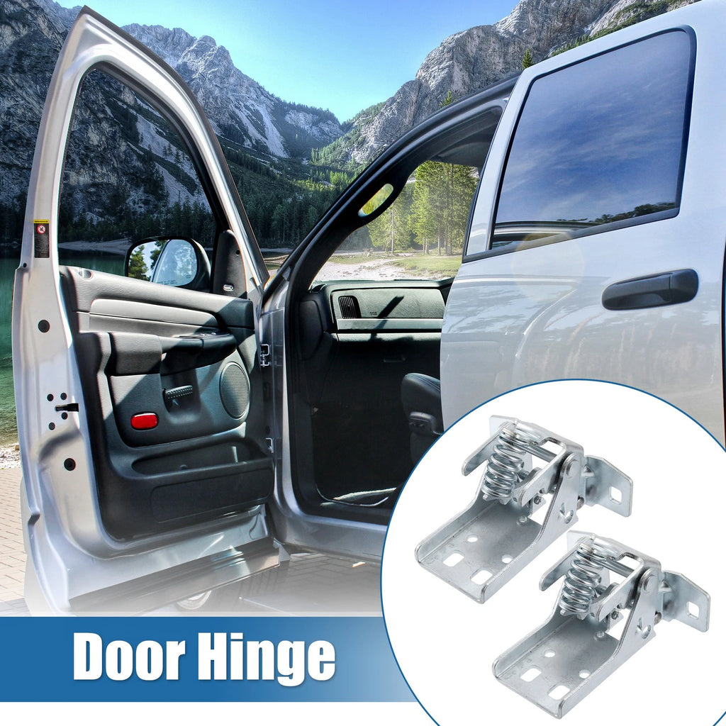 Door Hinge Front Upper Pair Left Right for Dodge Ram (2002–2012)