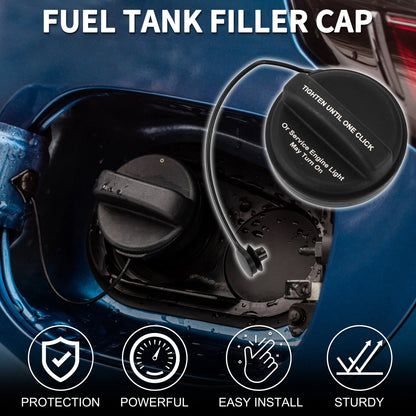 Fuel Filler Cap No. 95292260 for Buick Cascada (2016–2019) Black White