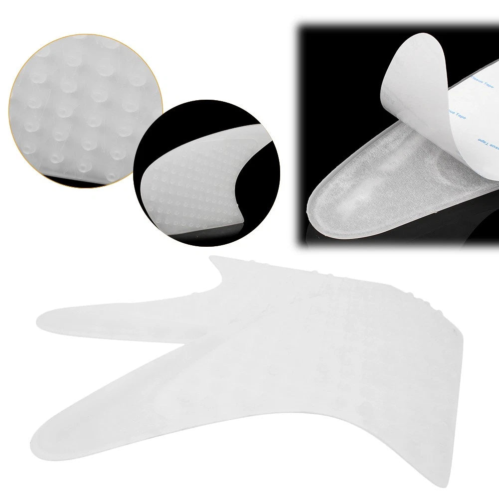 White Tank Traction Pads Side Knee Grip Protector for Honda CBR1000RR (2012–2016)