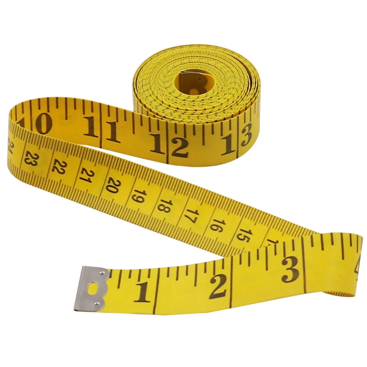 Soft Ruler Tape Measure Tool for Sewing (Yellow)