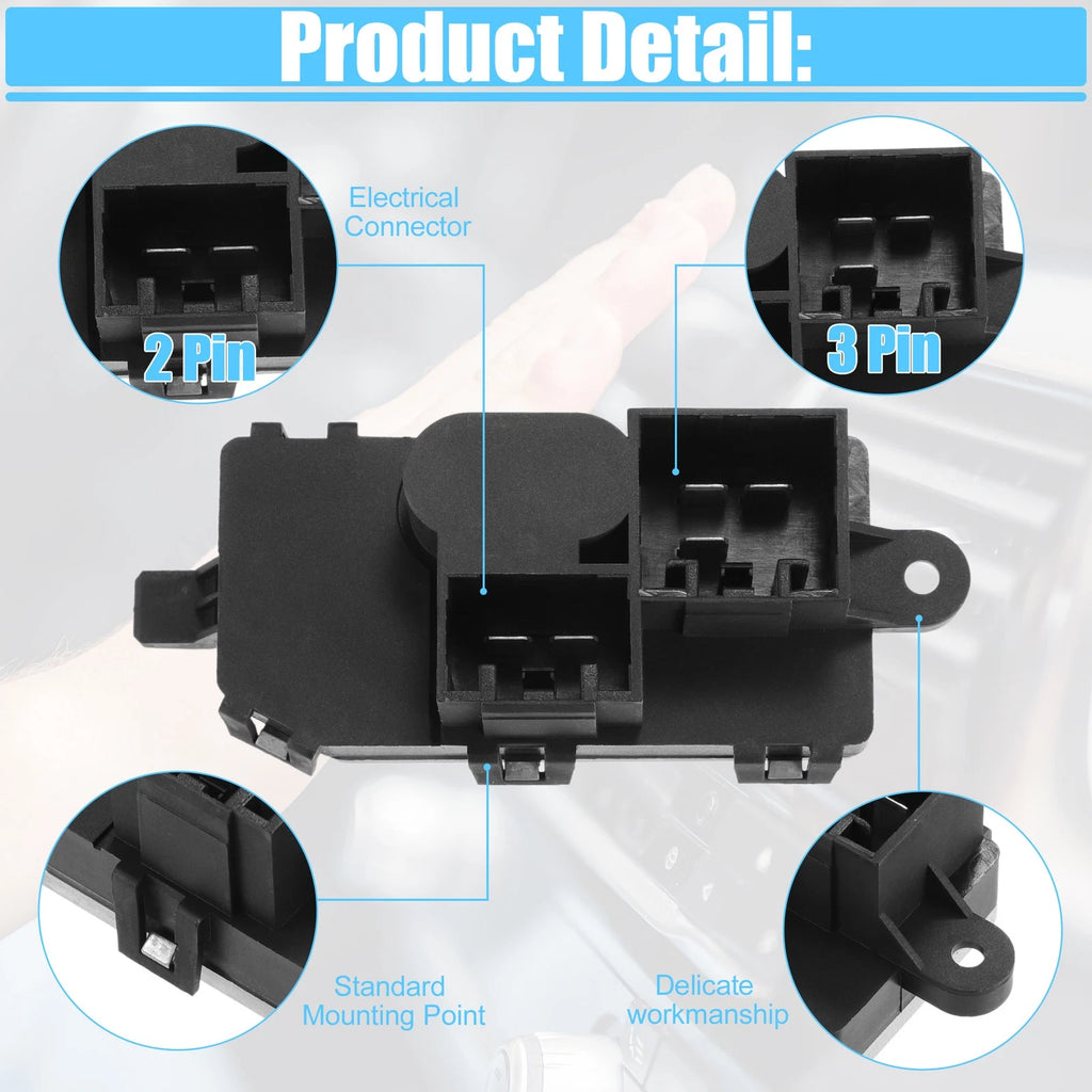 HVAC Blower Motor Resistor Replacement for Ford Focus Mk3 (2010–2018)